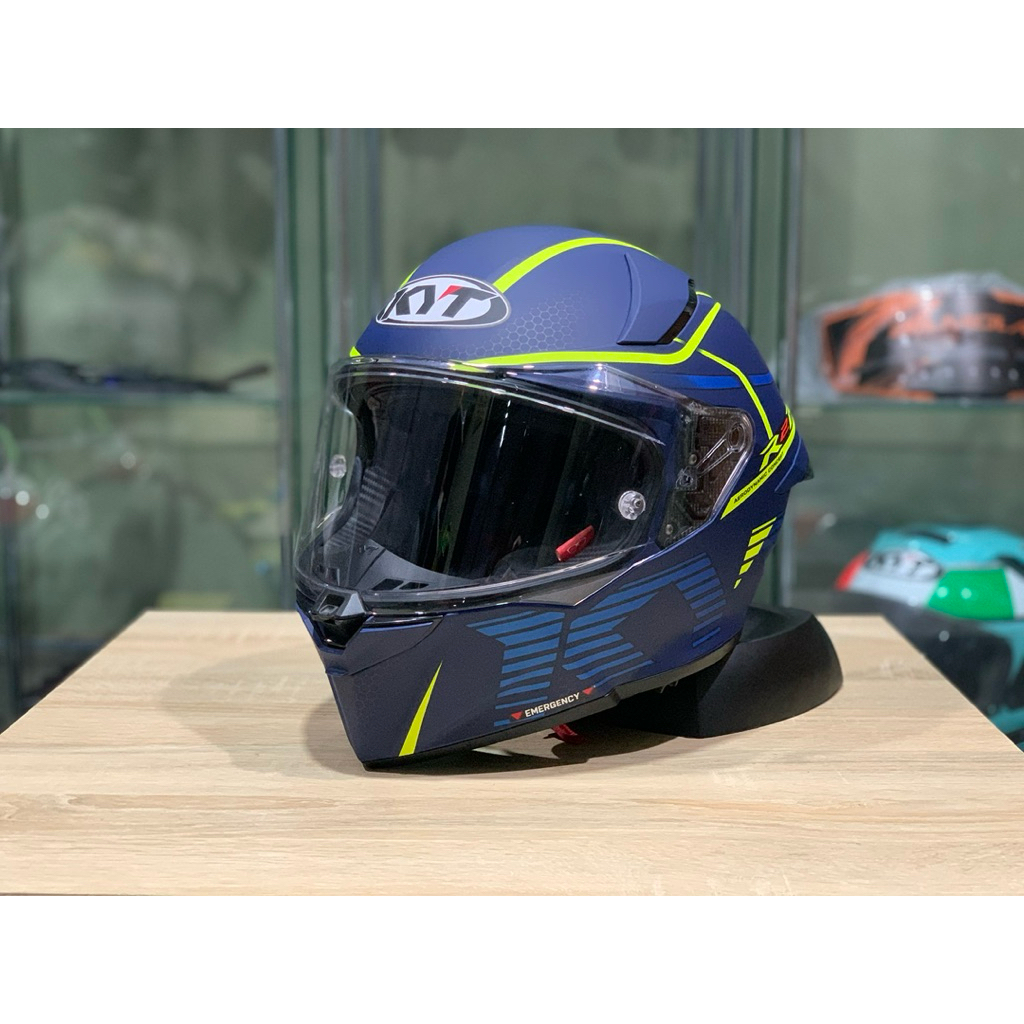 🐦‍🔥Kyt R2R Pro Concept Matt BlueYellow Size S🐦‍🔥