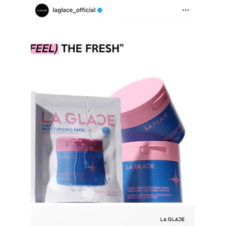 ⭐️พร้อมส่ง/แท้100% ☁️ La Glace Toner Pads โทนเนอร์เพดลากลาส