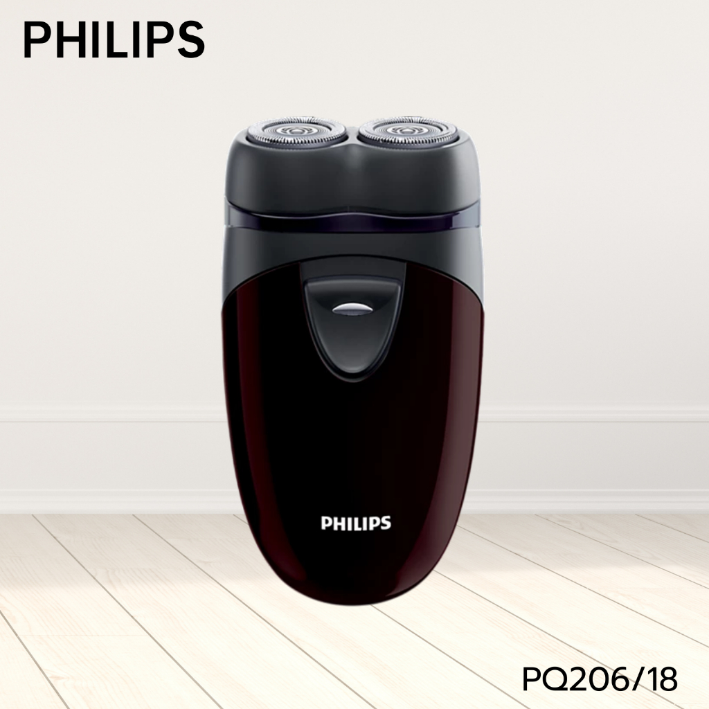 PHILIPS เครื่องโกนหนวดไฟฟ้า รุ่น PQ206/18 สีดำ