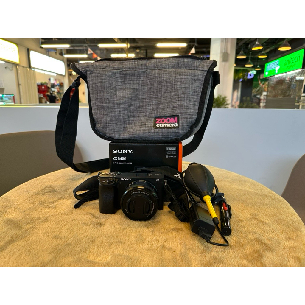 Sony A6400 พร้อมเลนkit E PZ16-50mm. มือสอง