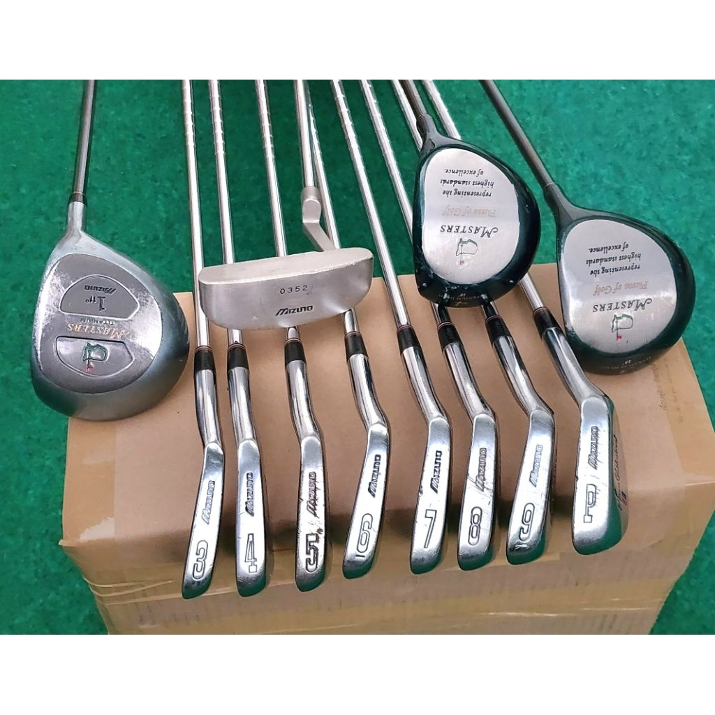 Sale 3.3:ไม้กอล์ฟมือสอง  ชุดกอล์ฟชายเหล็ก Mizuno Seve Bailcstrol ก้านเหล็ก มือสอง (ไม่มีถุง)