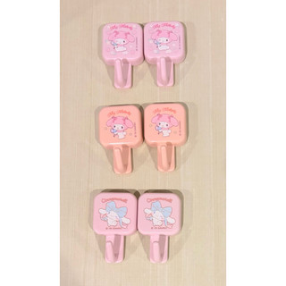 ตะขอแขวนลาย Sanrio (ขายเป็นคู่)ลิขสิทธิ์แท้พร้อมส่ง
