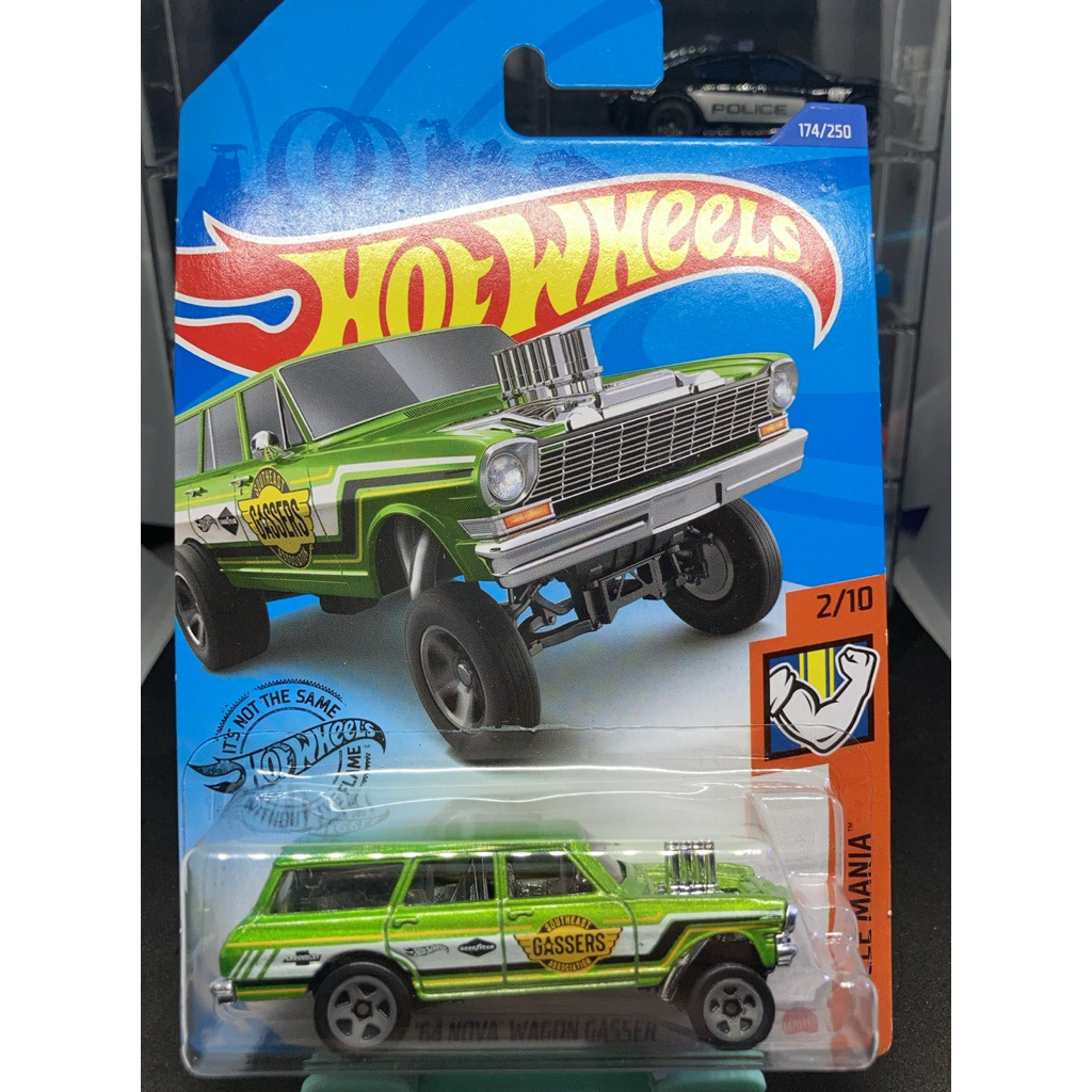รถเหล็ก HotWheels '64 NOVA WAGON GASSER 3+