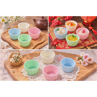 J029 ถ้วยพิมพ์ทำขนมจิ๋วจำลองแพ็คละ 10 ชิ้น