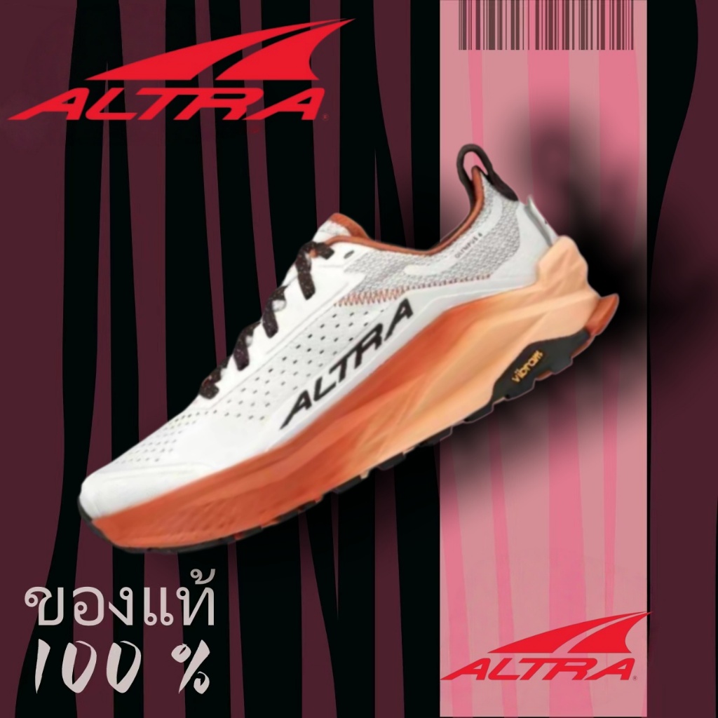 Altra Olympus 6 - White and Orange ของแท้ 100%