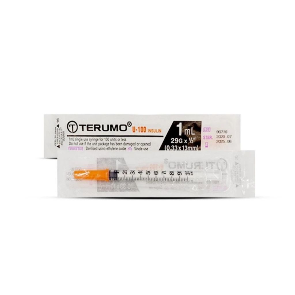 Syringe Terumo 1 ml (มีเข็ม 29g*1/2) กระบอก 1 ml
