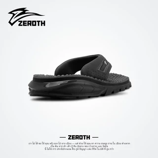 ZEROTH VERSATILE VOYAGER ZT1 รองเท้าแตะคีบผู้ชาย ใส่ทำงาน นวดฝ่าเท้า รองรับอุ้งเท้า กันลื่น เบา ทน ดีไซน์โมเดิร์น สีดำ