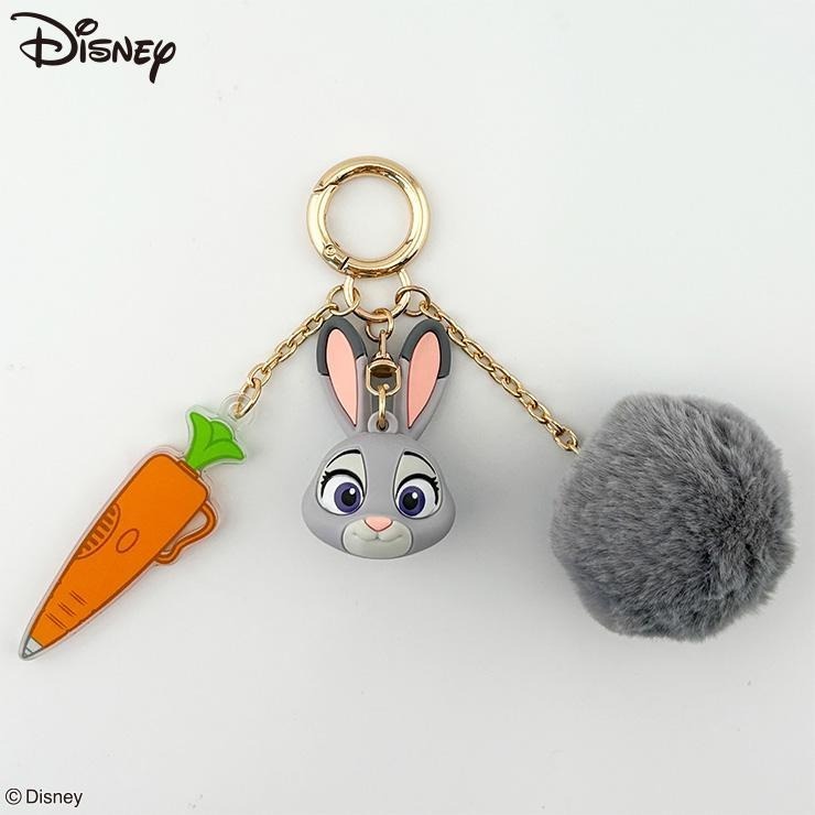 ［Disney］พวงกุญแจจูดี้ ฮอปส์ แครอทฟูนุ่มฟู - ［Disney］CHARM