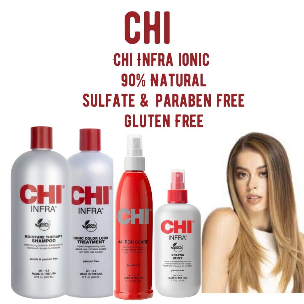 CHI INFRA 90% Natural สินค้าดูแลเส้นผมจากธรรมชาติ ปราศจากพาราเบน และ ซัลเฟต ระบุสินค้าก่อนสังซื้อ