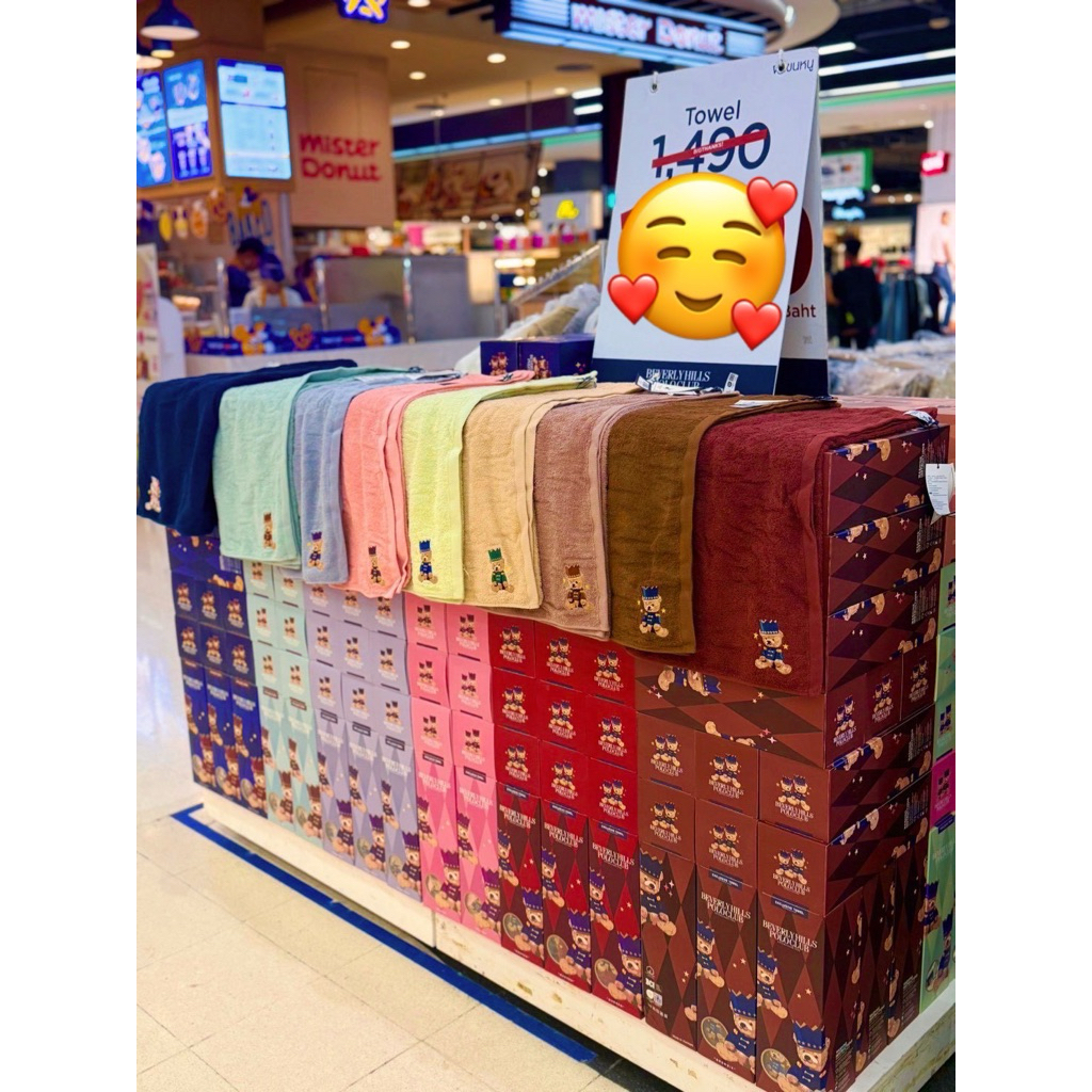 พร้อมส่ง!ผ้าขนหนู Beverly Hills Polo Club ของแท้ #ผ้าเช็ดตัวpolo #ผ้าขนหนูcoton100% #bhpc #Beverlyhi