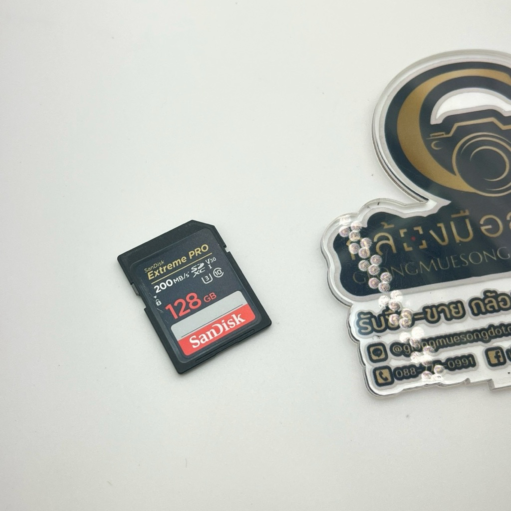 [มือสอง] SanDisk Extreme PRO 128GB SDXC UHS-I V30