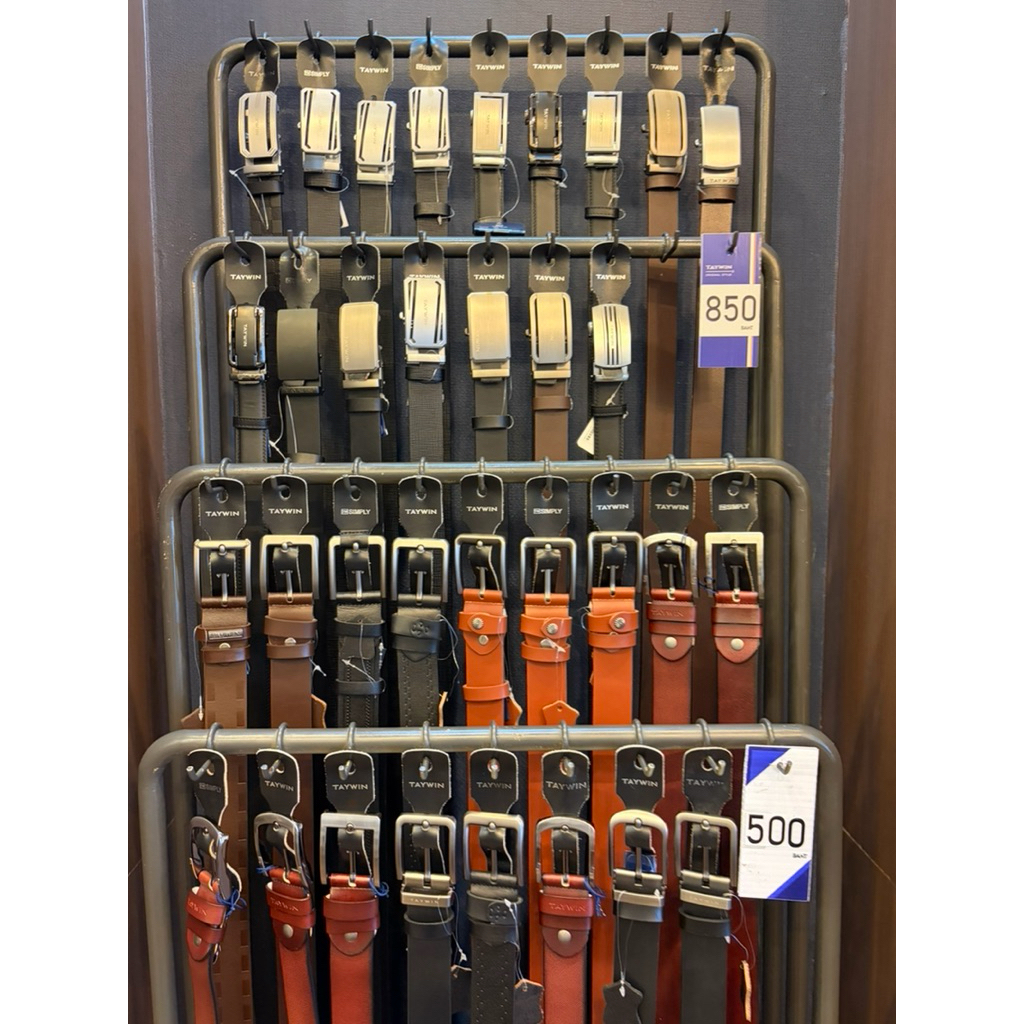 เข็มขัดหนัง Taywin แท้/pu