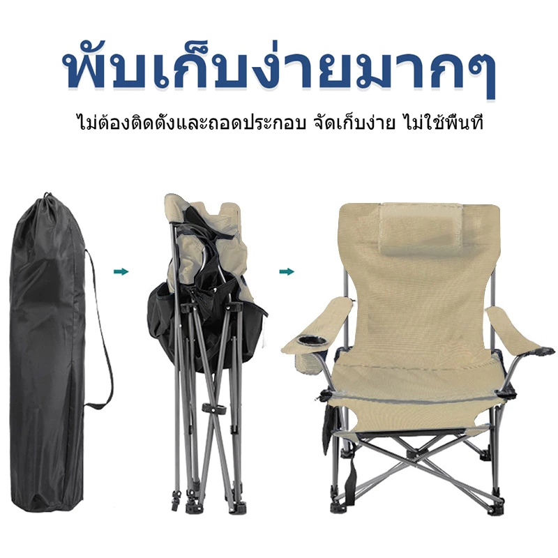 เก้าอี้แคมป์ปิ้งพับได้ thumbnail 9