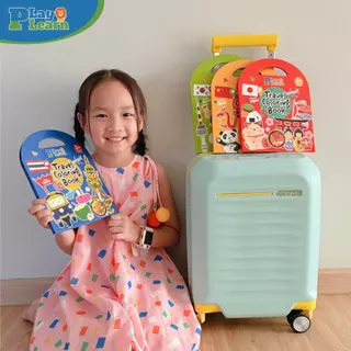 Play Plearn Kid Travel Coloring Set ของเล่นขึ้นเครื่องบิน ชุดกิจกรรมเด็ก สมุดระบายสี Little Traveler