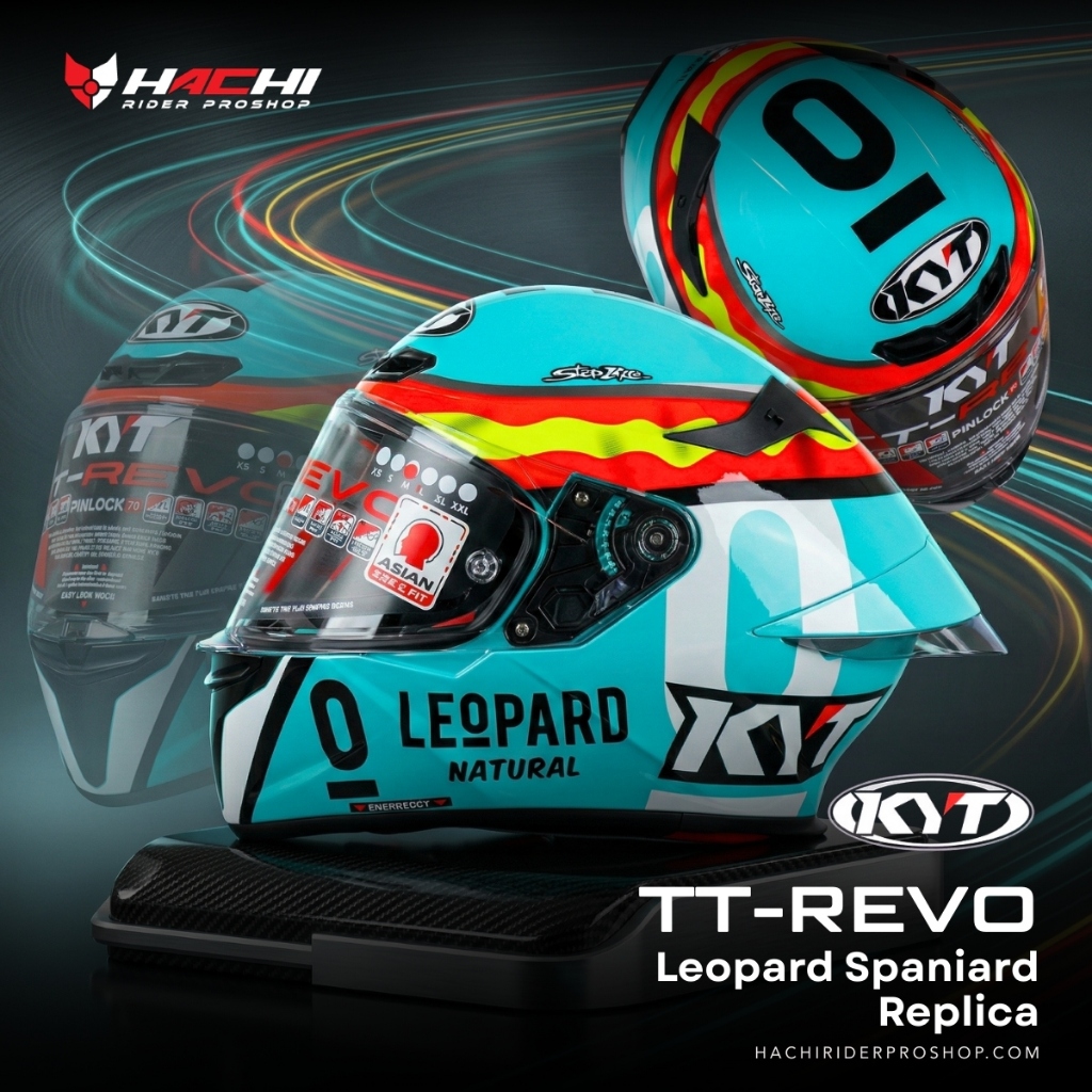 KYT TT REVO - Leopard Spaniard Replica