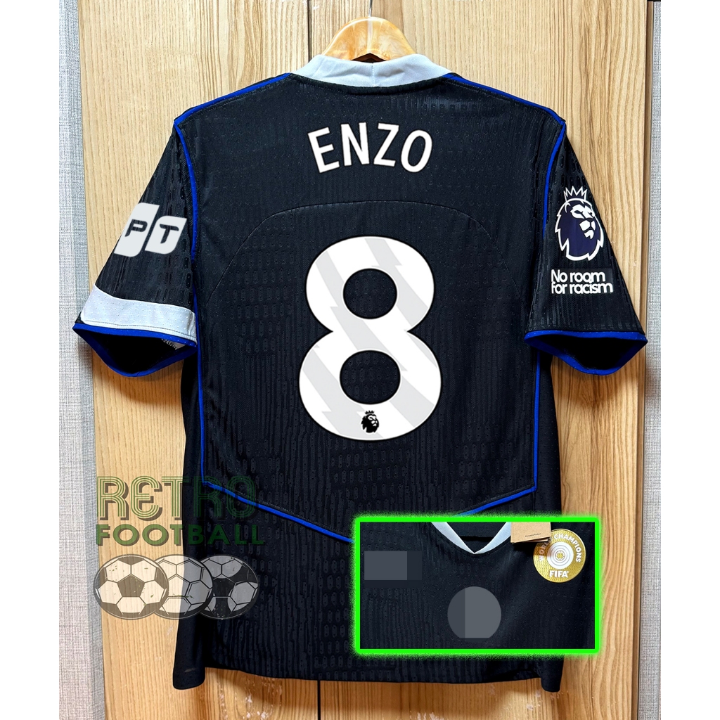 ล้างสต๊อก!! เสื้อกีฬาฟุตบอล lชลซี PLAYER เกรดนักเตะ Third ชุดสาม ปี 25/26 ฟลูออฟชั่นEPL+FIFA ชื่อเบอร์นักเตะในทีม