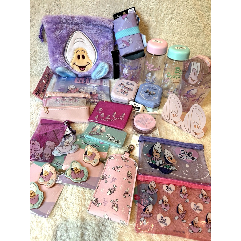 ส่งด่วน🇹🇭 Disney Alice in Wonderland Oyster The Curious Oysters รวมของใช้ กระเป๋า Oyster Babies ลิขส