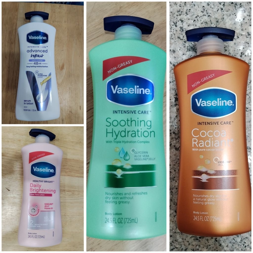 โลชั่นVaseline Intensive Care Lotion,  725 ml. ขวดใหญ่เบิ้ม