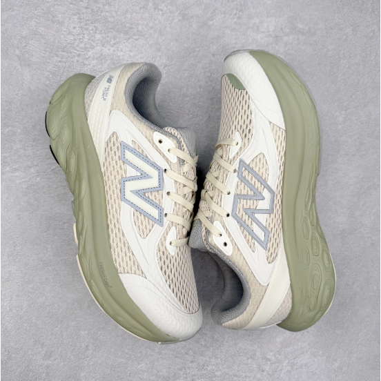 New Balance NB Fresh Foam Trainer Low cut Casual Running Shoes White Green