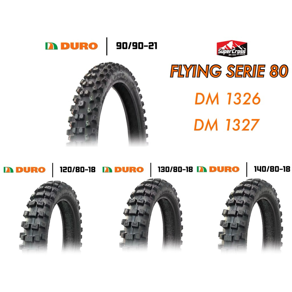 DURO FLYING Series 80 ยางวิบาก/โมโตครอส (พร้อมส่งในไทย)