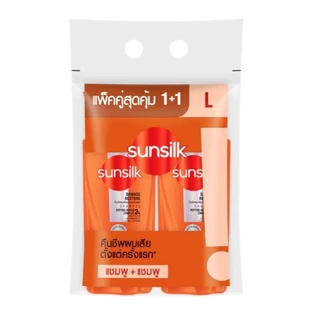 [แพ็คคู่สุดคุ้ม] Sunsilk แชมพูซันซิล +แชมพู/ครีมนวด ขนาด 300-325 มล. ครบทุกสูตร ผมนุ่มลื่น มีน้ำหนัก