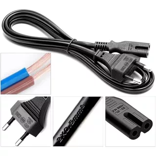 3M Power Cable Power Cable Plug Type C สายไฟพร้อมปลั๊ก สายปลั๊กกลม 2x0.75 sqmm Euro Power Cord Small Appliance Cable