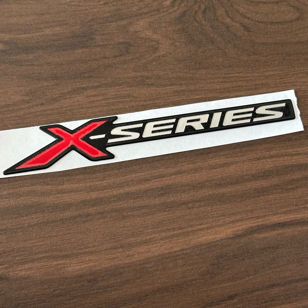 โลโก้ X-SERIES D-MAX 2012-2019 ขนาด 21.8x3cm