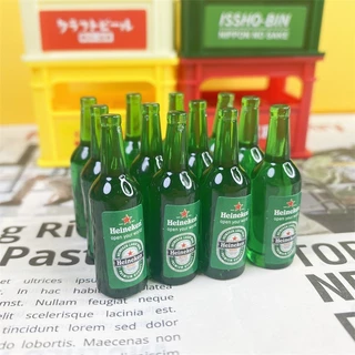 b009 ขวดแก้วไฮนาเก้นของจิ๋วของเล่นแพ็คละ 10 ชิ้น