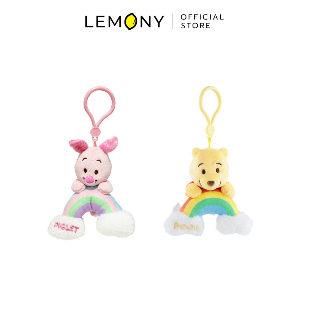 LEMONY พวงกุญแจตุ๊กตาวินนี่เดอะพูห์ ซีรีส์ Tasty Heart ขนาด 10 ซม. Disney Winnie the Pooh Collection