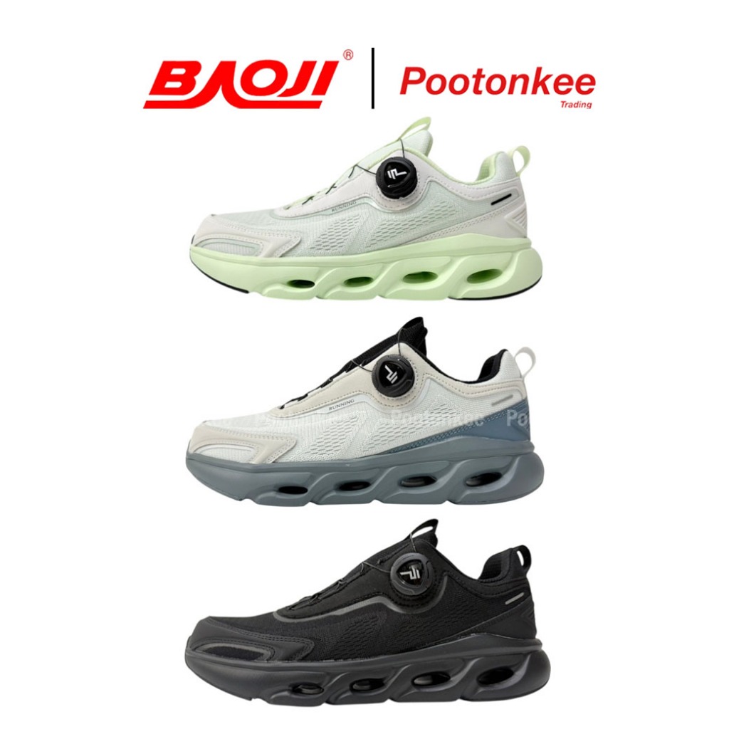 Baoji BJM 953 RUNNING รองเท้าผ้าใบบาโอจิ รองเท้าวิ่งผู้ชาย ไซส์ 41-45