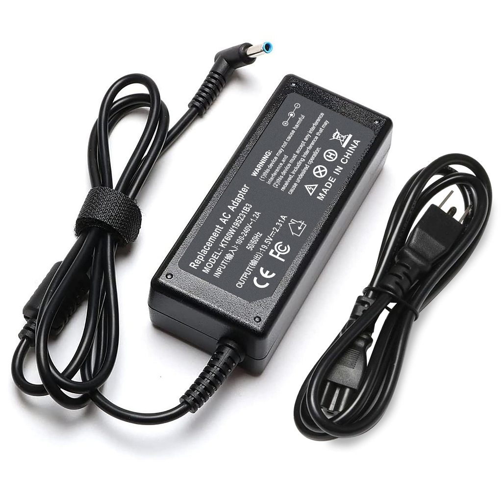For HP สายชาร์จโน๊ตบุ๊ค อะเเดปเตอร์ 19.5V 2.31A 45W หัว 4.5*3.0MM Notebook Adapter power line สายไฟ