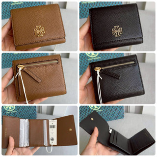 [ของแท้] 🍀พร้อมส่ง Tory Burch Britten Compact Wallet กปต หญิ…