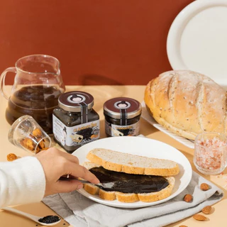 เนยอัลมอนด์งาดำ Black Sesame Almond Spread 100 กรัม |ไม่เติมน้ำตาล ไม่เติมน้ำมัน |ผลิตวันต่อวัน
