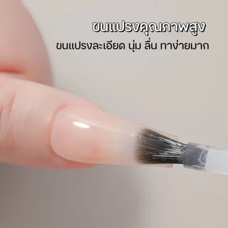 จัดส่งทันที♡ พู่กันทาเล็บ แปรงทาสีเจลแบบเปลี่ยนหัวได้ ขนแปรงคุณภาพสูง ทาลื่น
