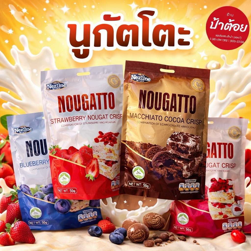 นูกัตโตะ nougatto ห่อละ 35 บาท