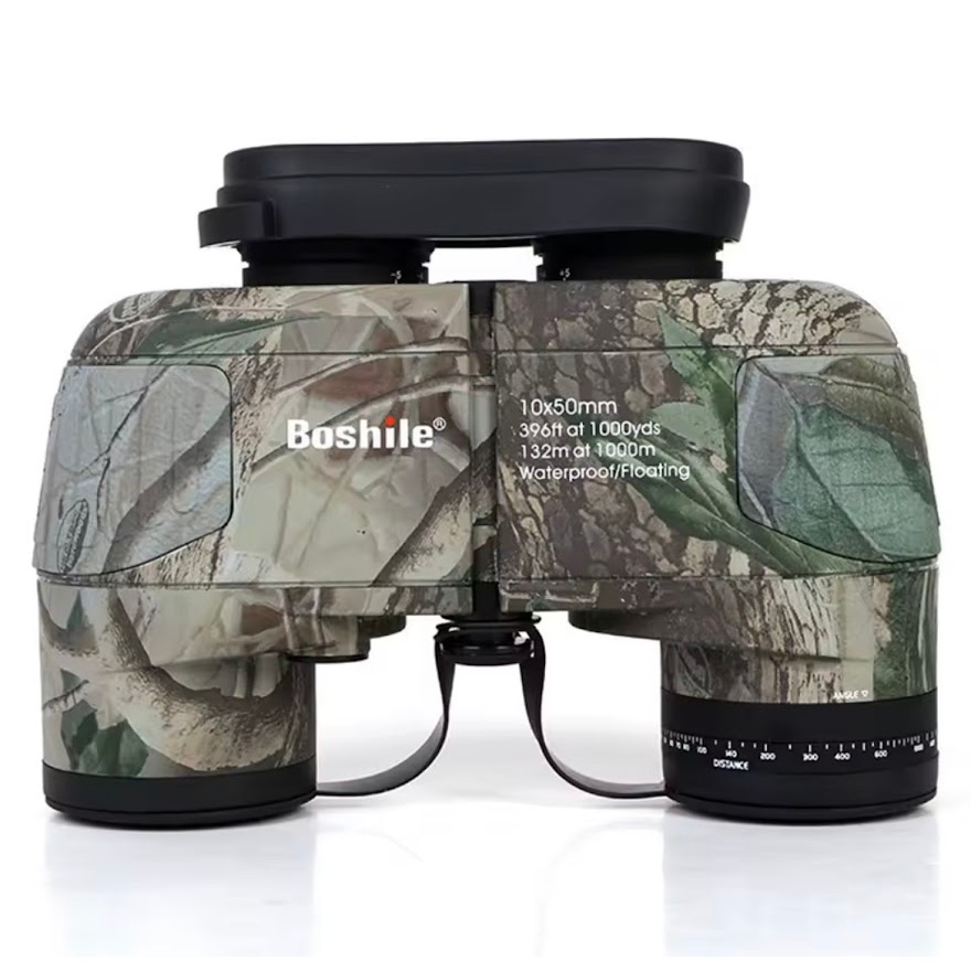 กล้องโทรทรรศน์ Boshile 10x50 กล้องส่องทางไกล Night Vision พร้อม Rangefinder ยาว IPX7 กันน้ํา FMC เลน