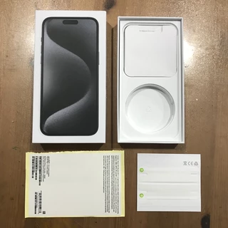 กล่องเปล่าสำหรับ iPhone 15 Pro Max 15Pro รุ่น US (สำหรับขายปลีก) จำนวน 1 ชิ้น