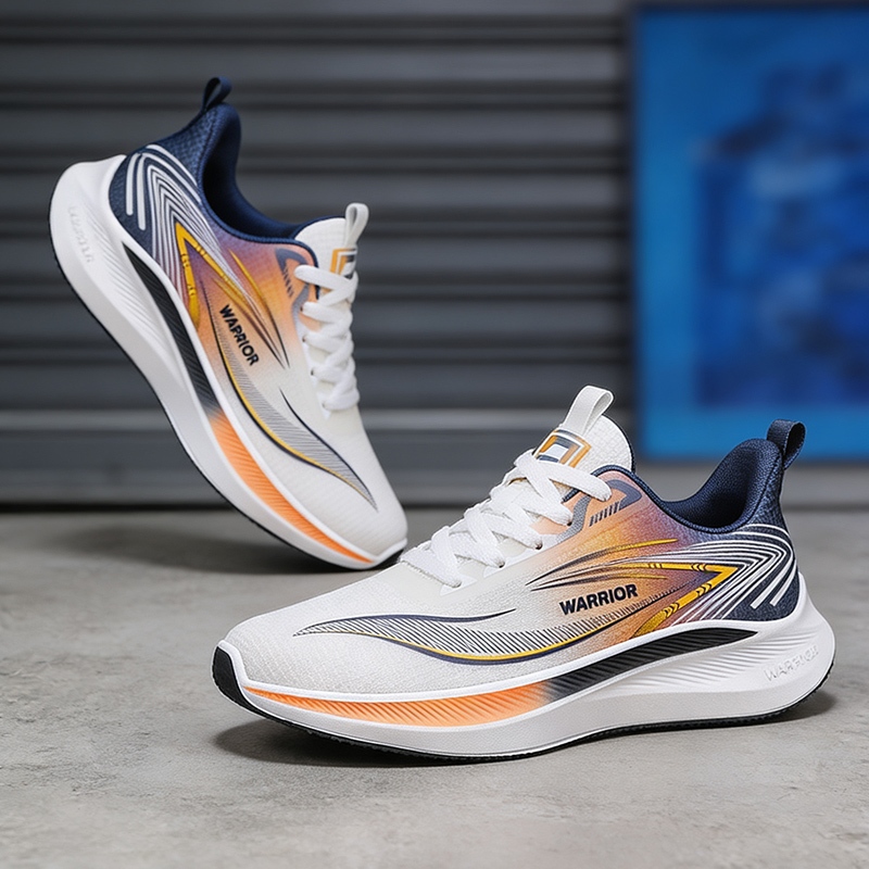 LGShoes ส่งตรงจากประเทศไทย รองเท้าผ้าใบลำลองผู้ชาย คลาสสิกแต่โดดเด่นด้วยดีไซน์ ไล่โทนสีดูมีเอกลักษณ์ ระบายอากาศได้ดี