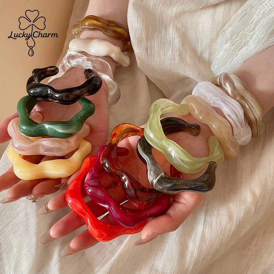 สร้อยข้อมือ กำไลข้อมือ แฟชั่น หรูหรา ย้อนยุค ins เครื่องประดับ เทศกาลน้ำ ชายหาด ไปทะเล มีหลายสีให้เลือก COD