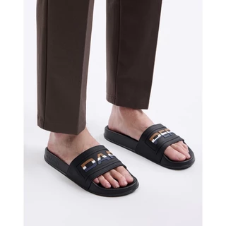 DAPPER รองเท้าแตะ DAPPER Colorblock Pool Slide Sandals สีดำ (HSP/BK/1687SL)