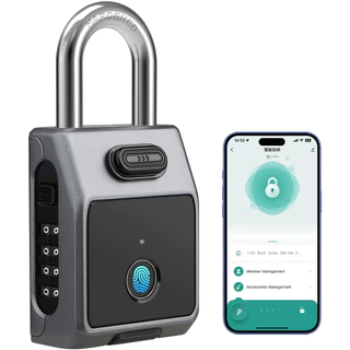 DYF11 ล็อคประตูด้วยลายนิ้วมืออัจฉริยะUSB ชาร์จ BT TTLock APP/ปลดล็อคลายนิ้วมือ กันน้ำ เหมาะสำหรับประตู กระเป๋าเดินทาง