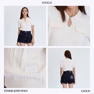 Merge Official - Femme Knit Polo (พร้อมส่ง)