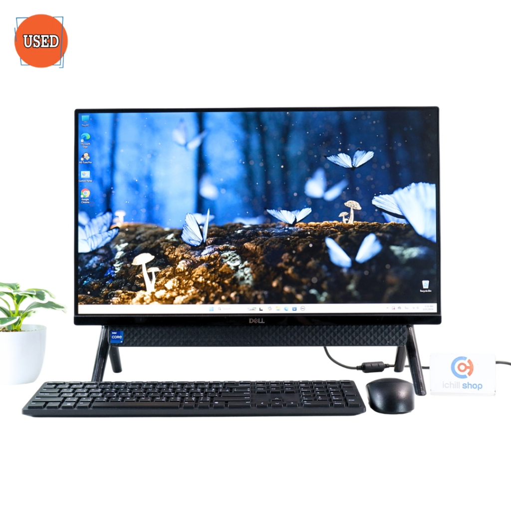 ALL IN ONE (ออลอินวัน) DELL/CPU I7-1165G7/จอ 23.8 นิ้ว FHD/GPU MX330 2GB/RAM DDR4 16GB/SSD M.2 265GB