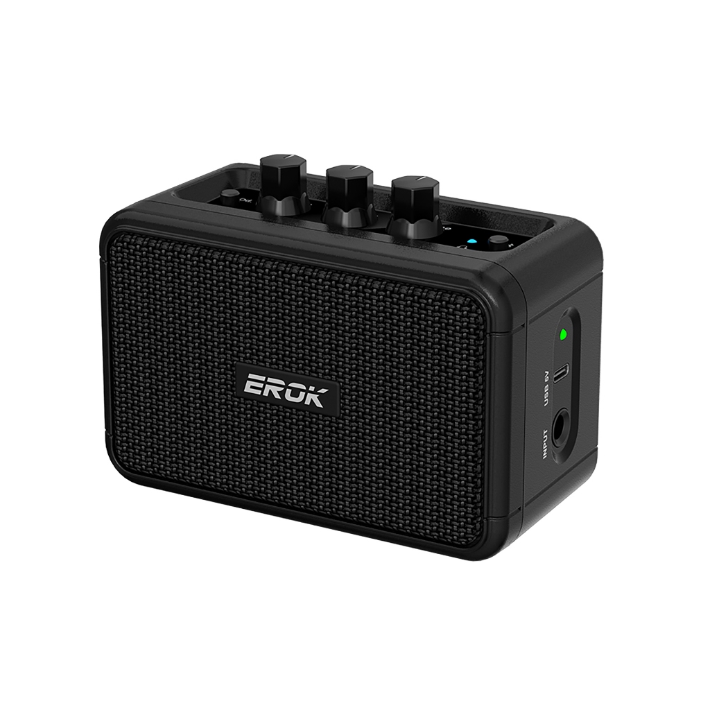 EROK AG-04 Electric Guitar Amp 5W พร้อมช่อง Bluetooth Clean & Overdrive Mini Size Amplifier