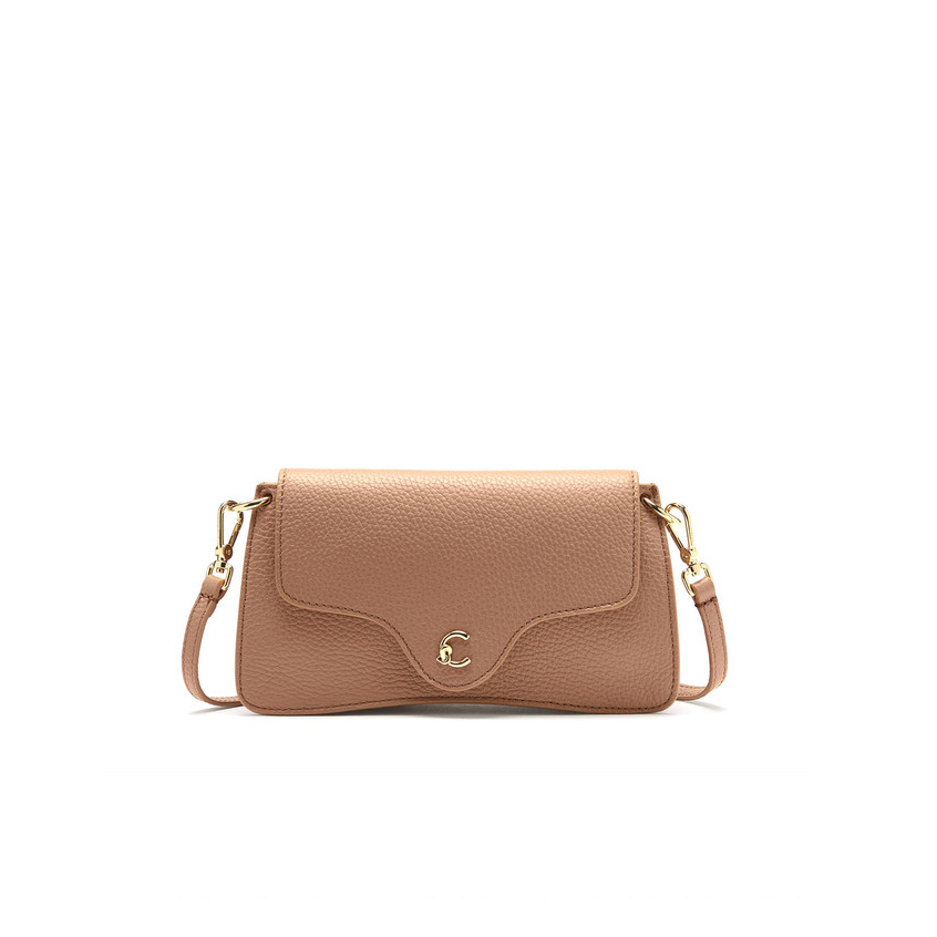 Coccinelle รุ่น C-Me E5SSL270101N71 กระเป๋าสะพายผู้หญิง สี SKIN ขนาด 22X12X4.5 cm