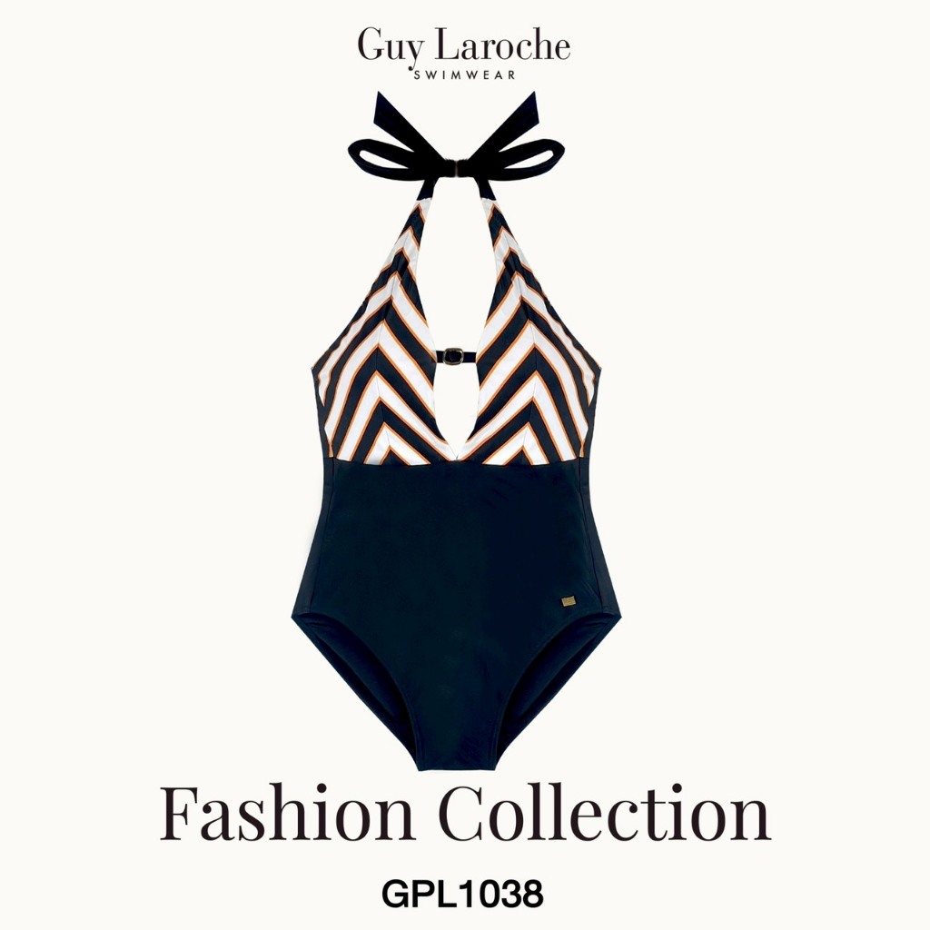 Guy Laroche ชุดว่ายน้ำ วันพีซ (One piece) สายแบบผูกคล้องคอ ทรงบิกีนี่ กีลาโรช GPL1038