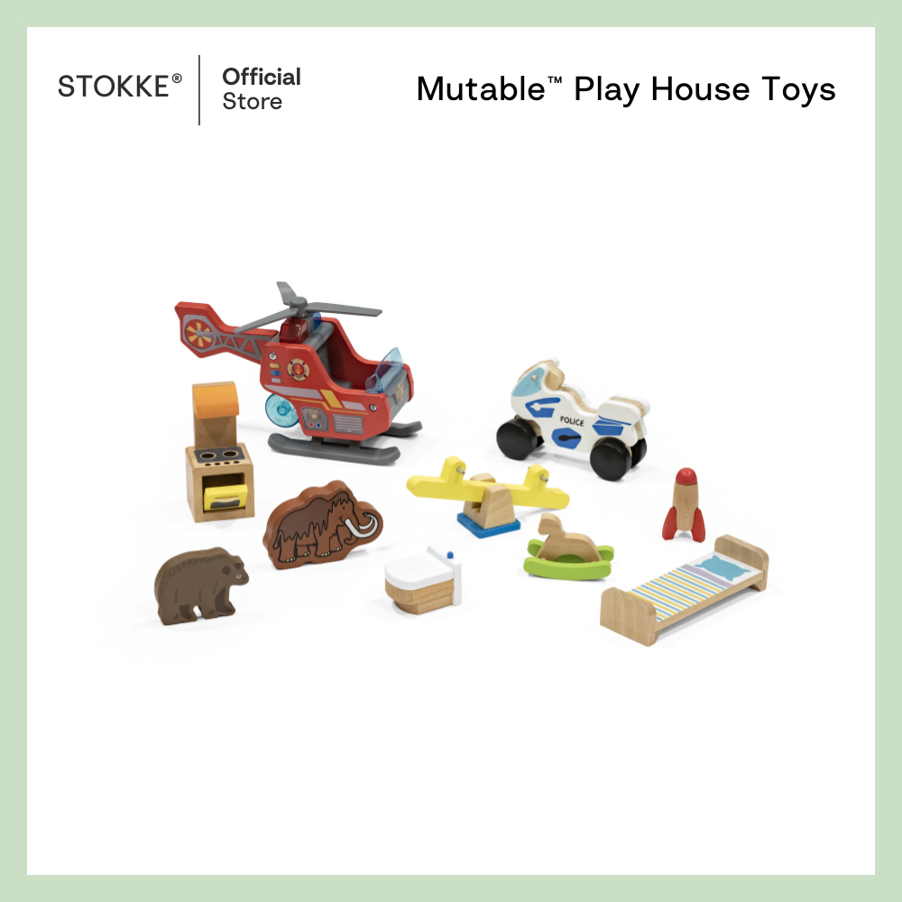 Stokke® Mutable™ Play House Toy ของเล่น เฟอร์นิเจอร์ ตุ๊กตา สำหรับบ้านตุ๊กตา Mutable™ Play House