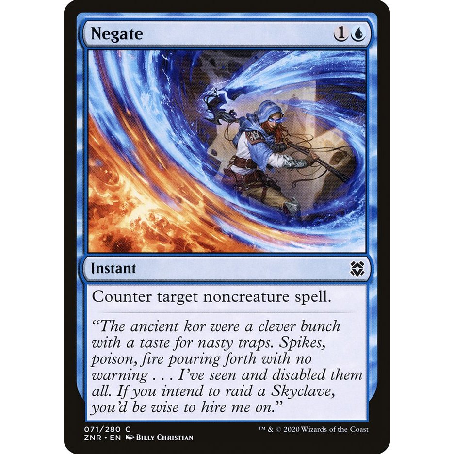 [Zendikar Rising] - [ZNR] - [Negate] - (C) - [2020]