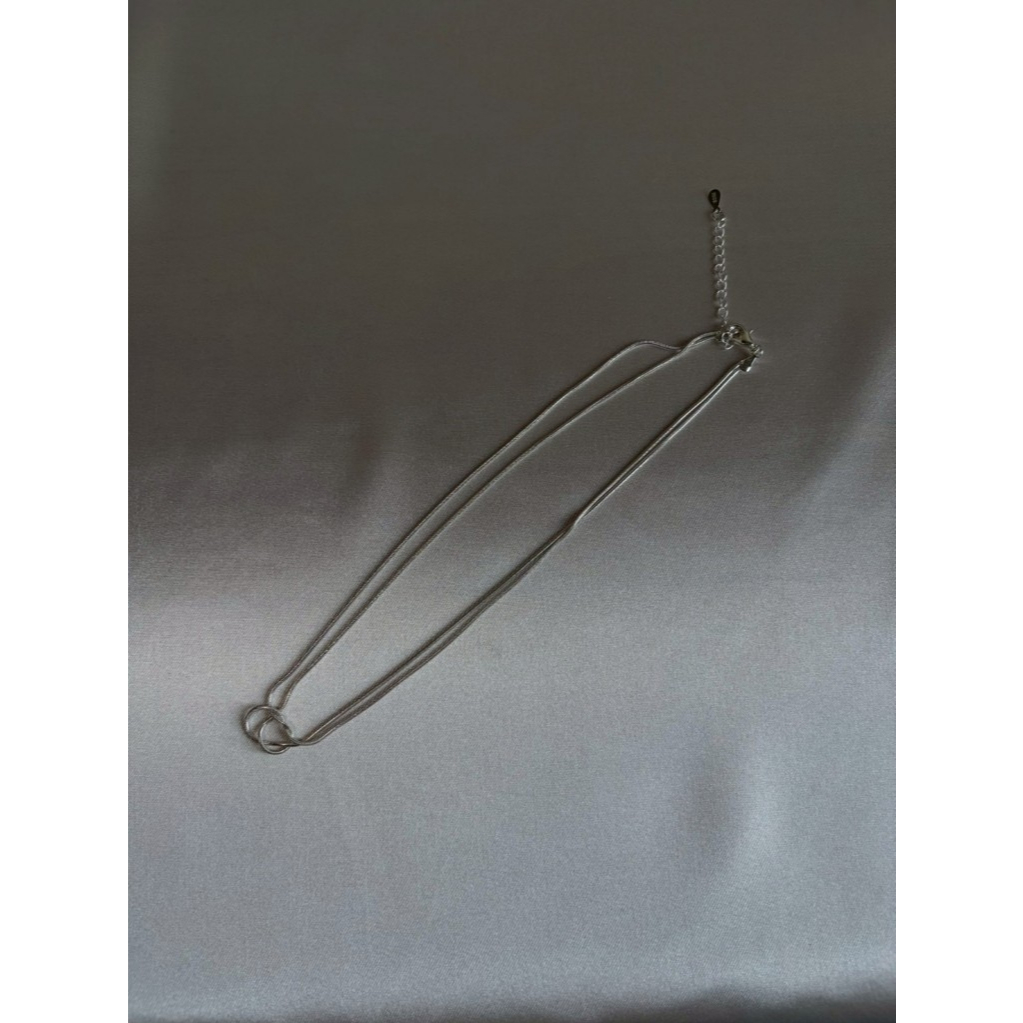 Half f  สร้อยคอ 2 เส้นต่อ