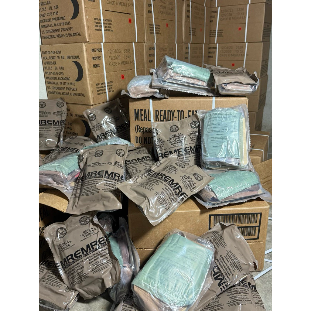 อาหาร MRE US Meal Ready To-Eat รอบเทส 12/2026(ใหม่ล่าสุด)